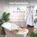 Spa Comfort Bath Pillow for Ultimate Relaxation | Back and Neck Support | Portable and Washable | 3D Air Mesh Technology | White - Buy Online on SooperMarket.com