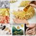 YULIKTOR Gold Foil Flakes for Resin - 15g Metallic Leaf for Nails, Painting, Crafts, Slime & Jewelry Making - 3 Bottles Imitation Gold/Silver/Copper Colors - Buy Online on SooperMarket.com
