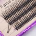 Bodermincer 120pcs Handmade Fish Tail False Eyelashes 0.10mm Thick Black Individual Lashes Extension 12mm - Natural Long Fake Eyelashes - Buy Online on SooperMarket.com