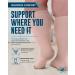 Doctor's Select Plus Size Compression Socks - Wide Calf | 20-30 mmHg Open Toe 6XL Beige - Buy Online on SooperMarket.com