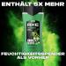 AX 3-in-1 Shower Gel & Shampoo for Men | Anti-Hangover Freshness | Dermatologically Tested | 6x250ml Fruity Pack - Buy Online on SooperMarket.com