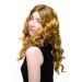 Buy WIG ME UP Lady's Long Curly Wig with Gold Bronze & Black Streaks - GFW1682-144+1 | International Shipping Available - Buy Online on SooperMarket.com
