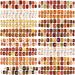 384 Pcs 16 Pack Fall Thanksgiving Press on Nails Autumn Short Fake Nails Square False Nails Artificial Nail Tips Full Cover Coffin with Maple Leaf Orange Floral Pattern for Women (Elegant Pattern)