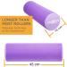 Maximo Fitness Fascia Roll - Medium Hard Massage Roller for Spine Back Legs & Arms (45x15 cm) - Ideal for Yoga Pilates & Post-Sport Recovery - Purple - Buy Online on SooperMarket.com