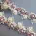 1 Yard Vintage Style Flower Pearl Beads Lace Trim Ribbon - Apricot Wedding Dress Embellishment - Buy Online on SooperMarket.com