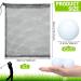 200 Pcs Plastic Practice Golf Balls with Limited Flight for Indoor & Outdoor Training - Includes 2 Mesh Golf Ball Bags | Home Backyard & Driving Range Practice - Buy Online on SooperMarket.com