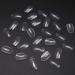 Noverlife 1200PCS Clear & Natural Round Acrylic Fake Nails - 10 Sizes Full Cover Short Oval False Nails for Nail Salon DIY Nail Design - Buy Online on SooperMarket.com