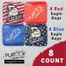 Play Platoon Tournament Series Cornhole Bags - Set of 8 - Red/Blue Eagle Design - Pro Style Dual Sided Slick and Sticky Bags - Buy Online on SooperMarket.com