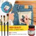 Jacquard Fabric Paint Set - 8 Colors, 2.25oz Bottles, Permanent All-Surface Paint with Brushes - Buy Online on SooperMarket.com