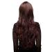 WIG ME UP Dark Brown & Mahogany Wavy Long Wig with Bangs - 65 cm Ladies Wig H9101-2T33 | International Shipping Available - Buy Online on SooperMarket.com