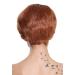 Buy Wig Me Up RGH-5330 HH OP2 Real Hair Wig for Women - Copper Brown & Light Red-Brown Shades - Buy Online on SooperMarket.com
