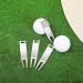 8 Pcs Metal Bending Golf Divot Repair Tool - Portable Green Divot Fork for Men and Women Golf Lovers | Fairway Repairing Silver - Buy Online on SooperMarket.com