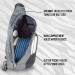 Disc Golf Slinger Bag | Holds 6-12 Discs | Multiple Colors - Black - Buy Online on SooperMarket.com