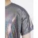 FEESHOW Kids Girls Sparkly Metallic Shiny T-Shirt | Boys Short Sleeves Loose Dance Costume | Black | 9-10 Years - Buy Online on SooperMarket.com
