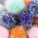 Cobee Large Cat Sparkle Ball Toys 12 Pieces 2 Inch Cat Pom poms Ball Furry Cat Toy Balls Kitten Pompom Ball Interactive Play Toy for Indoor Cat Kitten - Buy Online on SooperMarket.com