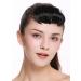 WIG ME UP TYP-760-1 Clip-In Micro Bangs - Short Straight Curved Black Hairpiece for Instant Style - Buy Online on SooperMarket.com