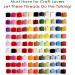 Atteret Embroidery Floss Kit - 108 Colors - Cotton and Metallic Threads - Organizer Storage Box - DMC Color Coding - Cross Stitch, Friendship Bracelets, String Crafts - Buy Online on SooperMarket.com