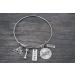 Infinity Collection No Excuses Exercise Bracelet | Weighted Barbell Charm | Perfect Workout Gifts for Fitness Enthusiasts - Buy Online on SooperMarket.com