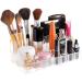 Clear Cosmetic Storage Organizer - 4-Drawer | 16 Compartments | Organize Cosmetics, Jewelry, and Hair Accessories with Ease - Elegant Design for Vanity, Bathroom, or Dresser - Buy Online on SooperMarket.com