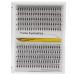 Dedila -10Rows Pro Grafting Long Stem 14D Natural Long Black Soft and Light Individual False Eyelashes Cluster Wide Fans Premade Volume Eye Lashes Extensions Thin Base 10-18mm to Choose (13mm)