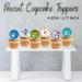 PRECUT Christmas Snowman Cupcake Toppers Mix Christmas Edible Cake Decorations Snowman Cake Toppers Xmas Cupcake Decoration Cute Snowman Cup Cake Topper (12) - Buy Online on SooperMarket.com