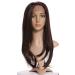 WIG ME UP RGF-6082-LF-F4/30 - Premium Long Straight Lace Front Wig with Hand-Knotted Design in Brown with Copper Highlights for Ladies - International Shipping Available - Buy Online on SooperMarket.com