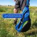 Disc Golf Slinger Bag | Holds 6-12 Discs | Multiple Colors - Black - Buy Online on SooperMarket.com