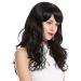 Buy WIG ME UP SA103-2 Long Wavy Curly Bangs Wig for Ladies - Stylish Black Wig for International Shipping - Buy Online on SooperMarket.com