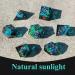 Sharp Edge DND Dice Set - Handmade 7 Piece Accessories for TTRPG Games - Multi-Sided RPG Polyhedral Resin Dice - Blue Dark Color - Buy Online on SooperMarket.com