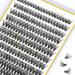 Shop 40D-D-14 Lash Clusters - 280 Individual False Eyelashes for DIY Extensions | Premium Quality 10D & 20D Lash Extensions - International Shipping Available - Buy Online on SooperMarket.com