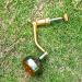 Goture Spinning Reel Handle Replacement with Round Power Knob - Gold Medium - Buy Online on SooperMarket.com