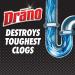 Drano Max Gel Clog Remover 80 oz - Powerful Drain Cleaner for Stubborn Clogs - Buy Online on SooperMarket.com