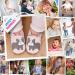 Leather Baby Shoes with Soft Sole | Bridget Bulldog Design | 0-6 Months | Boy & Girl Toddler Walking Shoes - Buy Online on SooperMarket.com