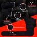 Fitness Force Ventilated Gym Gloves with Wrist Support for Men & Women - Ideal for Workouts, Weightlifting, Powerlifting - Large Black - Buy Online on SooperMarket.com