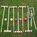 Juegoal Six Player Deluxe Croquet Set with Wooden Mallets  Colored Balls  Sturdy Bag for Adults &Kids  Perfect for Lawn  Backyard and Park  28 Inch Burlywood - Buy Online on SooperMarket.com