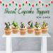 PRECUT Grinch Cupcake Toppers #1 Edible Christmas Cake Decorations Grinch Christmas Decorations Christmas Grinch Cake Topper (12) - Buy Online on SooperMarket.com