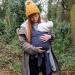 Close Caboo - Organic Cotton Adjustable Baby Carrier in Blueberry - Sustainable & Soft for Infants and Toddlers - One Size