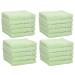 Betz 20 Piece Face Cloth Set Neapel 100% Cotton 20 Face Cloths Size 30 x 30 cm Color Green