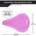 Domain Cycling Gel Bike Seat Cushion | Secure Peloton Fit | Non-Slip Padded Bike Cushion Seat Cover for Men or Women | 10.5x7 Black - Buy Online on SooperMarket.com
