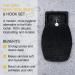 Man Body Scrubber & Hook Set - Silicone Shower Scrubber for Men - Hygienic & Easy to Clean - Invigorating Bristles - Non-Slip Handle - Bathroom Accessory - Buy Online on SooperMarket.com