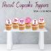 PRECUT Pink Mouse Cupcake Toppers Pink Mouse Theme Mini Edible Cake Decorations Edible Cute Mouse Party Decorations Mini Mouse Cake Topper Edible Princess Cupcake Toppers (24) - Buy Online on SooperMarket.com