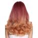 WIG ME UP MS1733-1344R716 Women's Long Bangs Wig - Straight Curly Balayage Purple Orange Blonde - International Shipping Available - Buy Online on SooperMarket.com