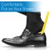 RMS 2 Pack Extra Long Handled Shoe Horn - 24 Curved Handle with Hang Up Strap - Buy Online on SooperMarket.com