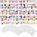 Custom Body Art Airbrush Nail Stencils - Design Series Set # 11 Includes 20 Individual Nail Templates with 13 Designs Each for a Total of 260 Designs of Series #11