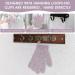 Sibba Exfoliating Gloves - Natural Loofah Bathing Gloves for Body and Face - Double Sided Shower Body Gloves - Dead Skin Remover - Purple - Buy Online on SooperMarket.com