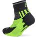 Enduro Reflective Arch Support Running Socks (1 Pair) Black/Neon Green - Men & Women - Large - Buy Online on SooperMarket.com