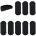 HAIR GRIPPERS BUNDLE PACK 8PCS for Men and Women - Salon and Barber, Hair Clips for Styling, Hair holder Grips BLACK