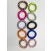10 Pcs Spiral Hair Bobbles - Elastic Telephone Cable Hair Ties for Women & Girls - Traceless Assorted Colors - Buy Online on SooperMarket.com