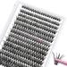 280 Pcs Individual Lashes 40D-D-0.07-14 Cluster Lashes 10D 20D C D Curl Wispy Lashes Bottom Lashes DIY Lashes At Home(40D-D-0.07-14) 14 mm 40D-D-0.07-Large