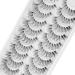 Shop HICOCU Russian Strip Lashes - Fluffy D DD Curl Mink Eyelashes 10 Pairs Reusable Fake Lashes for Natural Looks - Buy Online on SooperMarket.com